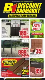 B1 Discount Baumarkt Prospekt woche 23 Seite 1