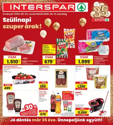 Interspar akciós újság (érvényes eddig: 10-06)