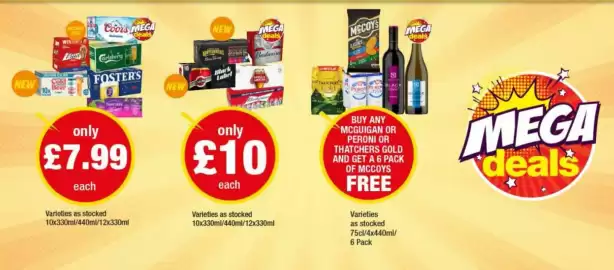 Premier Stores leaflet Page 1