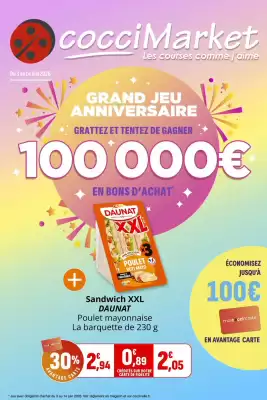 Coccimarket (valable jusqu'au 14-06)