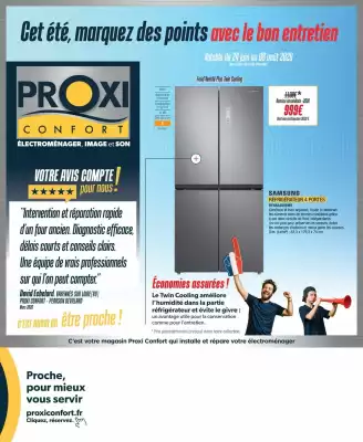 Proxi Confort (valable jusqu'au 8-08)