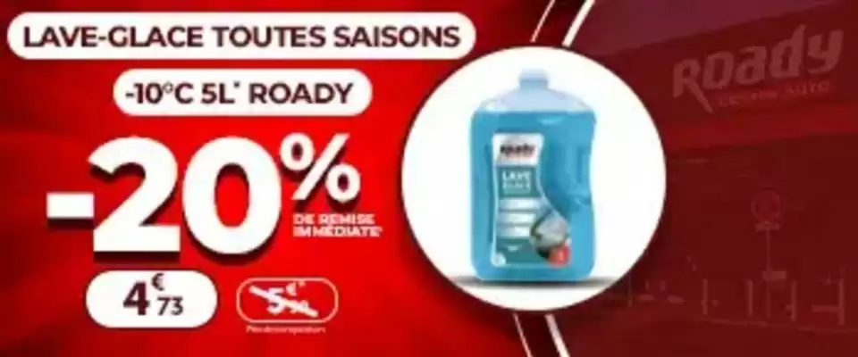 Roady (valable jusqu'au 30-06)