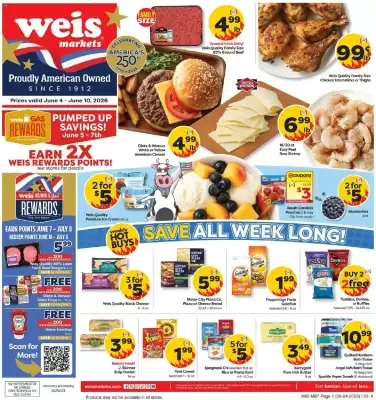 Weis Markets weekly ad