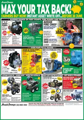 Aussie Pumps (valid until 30-06)