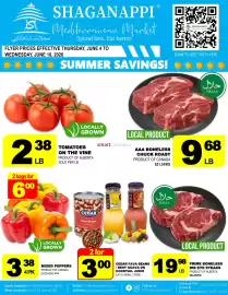 Shaganappi Mediterranean Market flyer week 23 Page 1