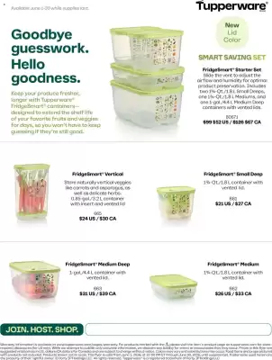 Tupperware (valid until 1-07)