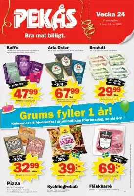 Pekås reklamblad