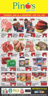 Pino's flyer (valid until 10-06)