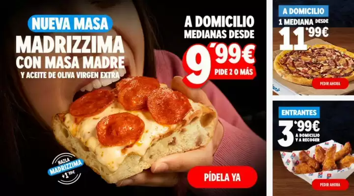 Domino's Pizza (válido hasta el 16-06)