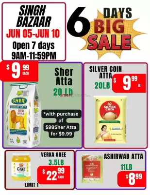 Singh Bazaar flyer (valid until 10-06)