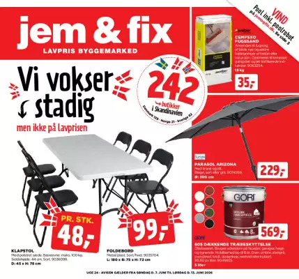 Jem & fix tilbudsavis (gælder indtil 13-06)
