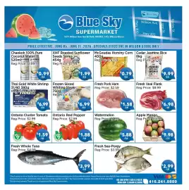 Blue Sky Supermarket flyer week 23 Page 1