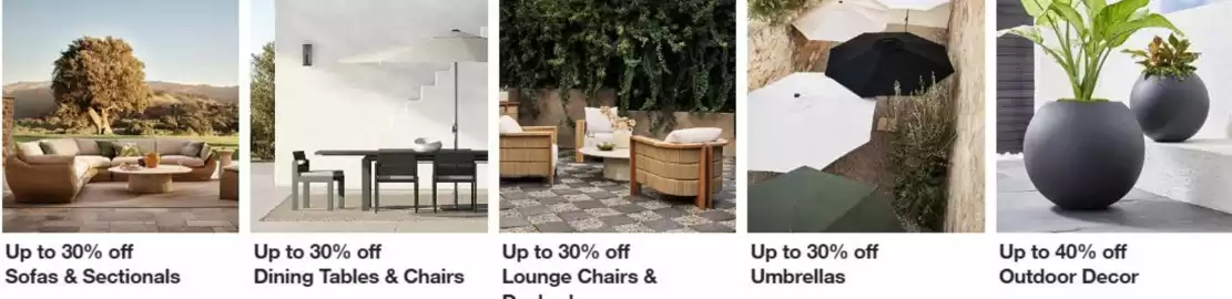 Crate & Barrel flyer Page 1