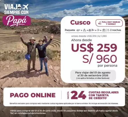 Nuevo Mundo Viajes (válido hasta 30-06)