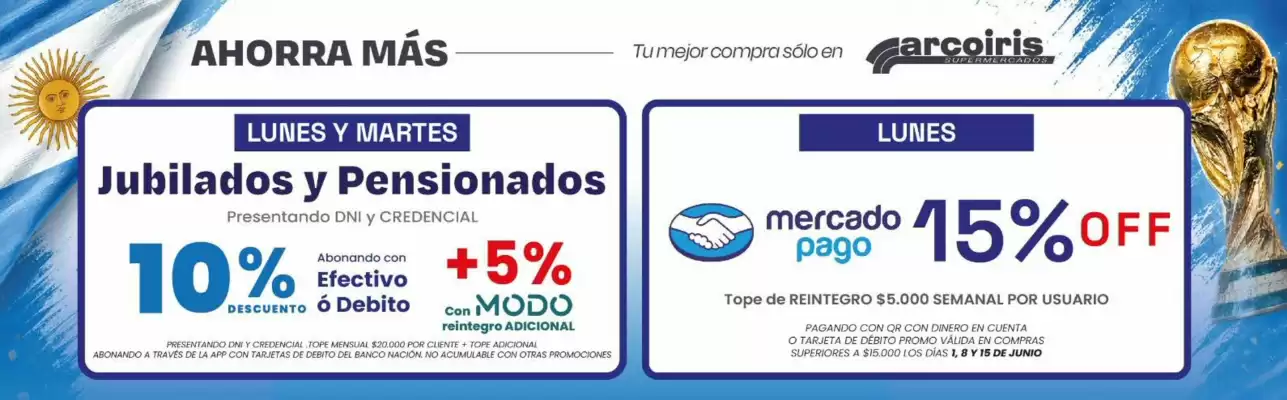 Arcoiris (válido hasta 15-06)