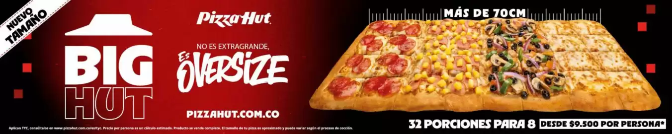 Catálogo Pizza Hut Página 1