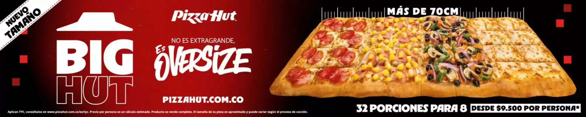 Catálogo Pizza Hut (válido hasta 30-06)