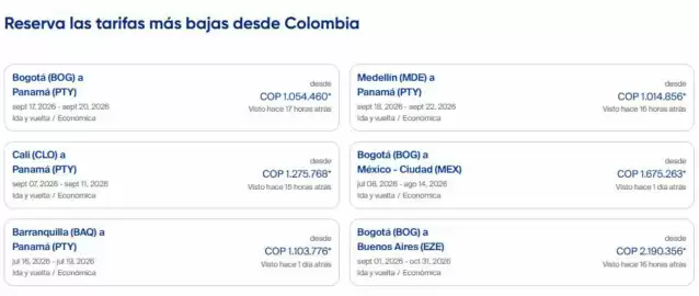 Catálogo Copa Airlines Página 2