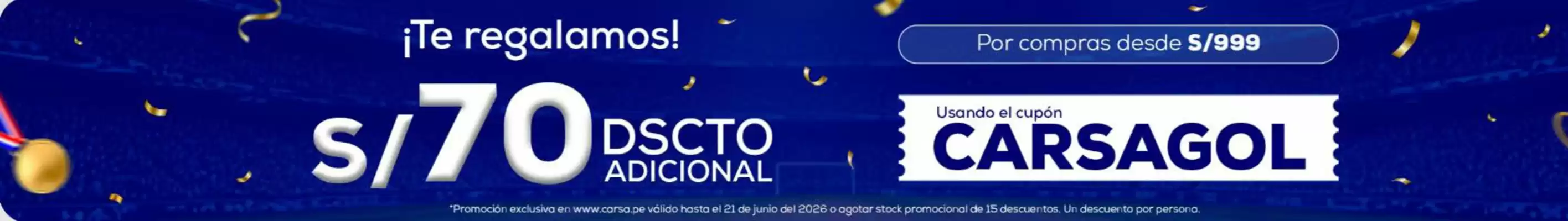 Carsa (válido hasta 21-06)