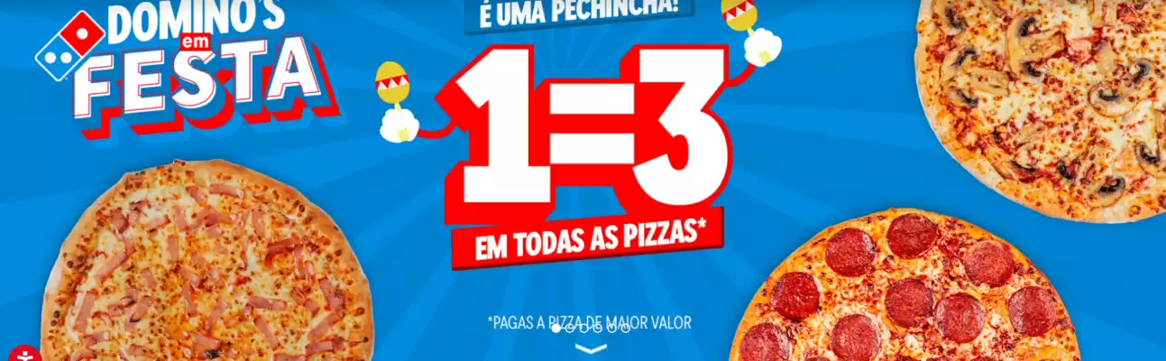 Domino's Pizza (válido até 12-06)