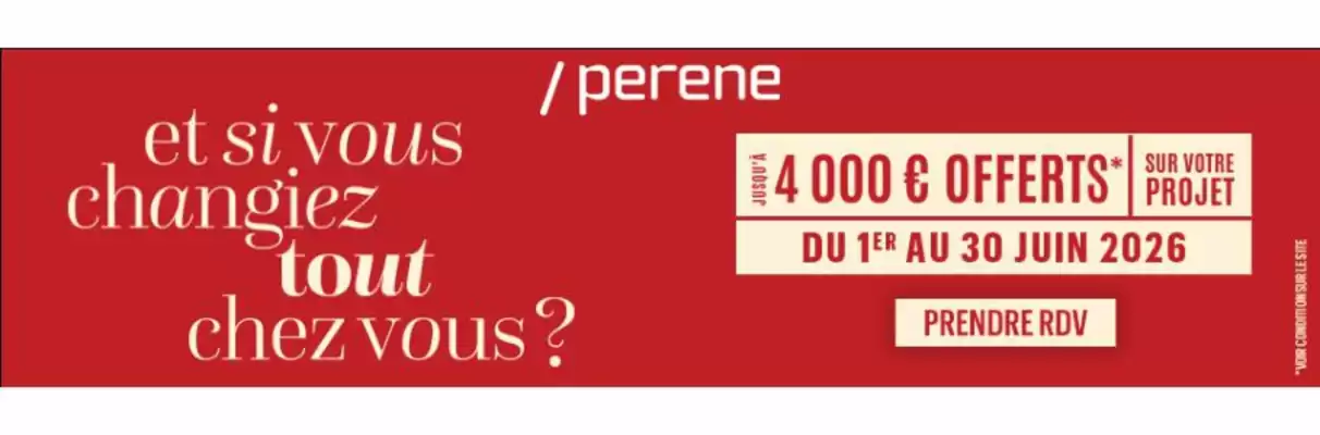 Perene (valable jusqu'au 30-06)