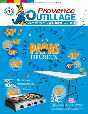 Provence Outillage (valable jusqu'au 21-06)