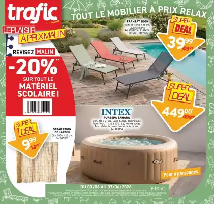 Trafic (valable jusqu'au 7-06)