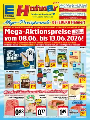EDEKA Hahner Prospekt (gültig bis 13-06)