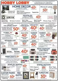 Hobby Lobby weekly ad week 24 Page 1