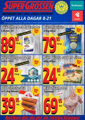 Supergrossen reklamblad