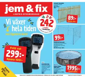 Jem&Fix reklamblad Sida 1