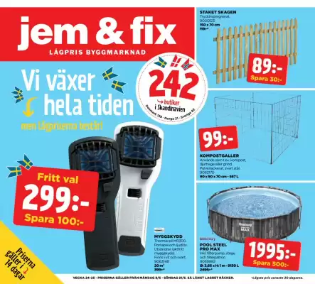 Jem&Fix reklamblad