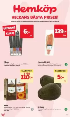 Hemköp (giltig till och med 14-06)