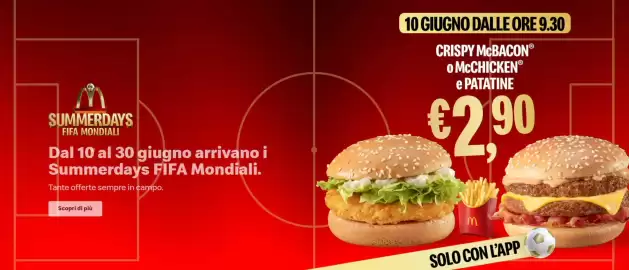 Volantino McDonald's Pagina 1