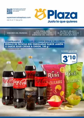Folleto Supermercados Plaza (válido hasta el 17-06)