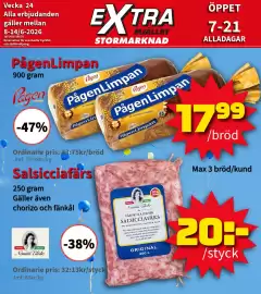 Extra Mjällby Stormarknad reklamblad vecka 24 Sida 5