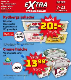 Extra Mjällby Stormarknad reklamblad vecka 24 Sida 6