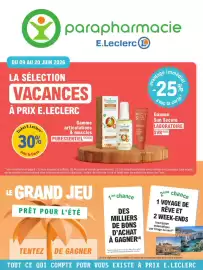 Catalogue E.Leclerc Parapharmacie page 1