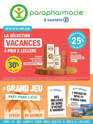 E.Leclerc Parapharmacie (valable jusqu'au 20-06)