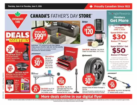 Canadian Tire flyer (valid until 11-06)