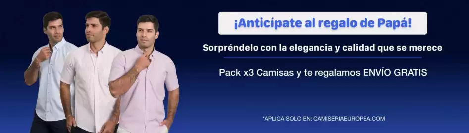 Catálogo Camisería Europea Página 1