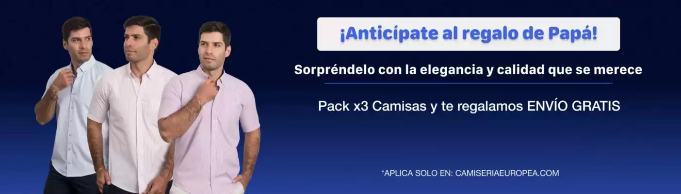 Camisería Europea (válido hasta 30-06)