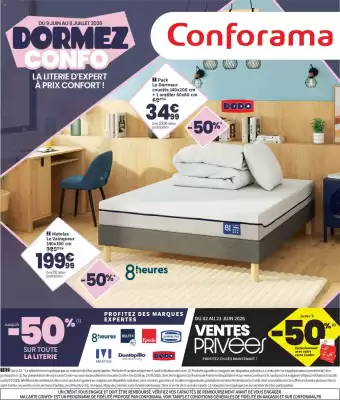 Catalogue Conforama (valable jusqu'au 6-07)