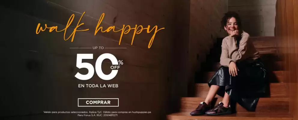 Hush Puppies (válido hasta 30-06)