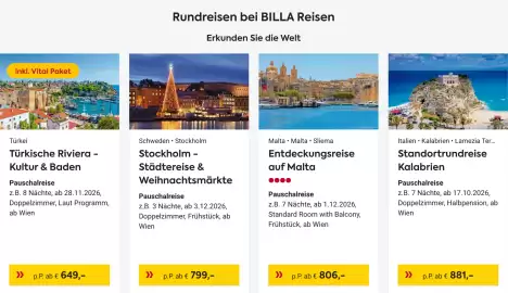 Penny Reisen Prospekt Seite 1