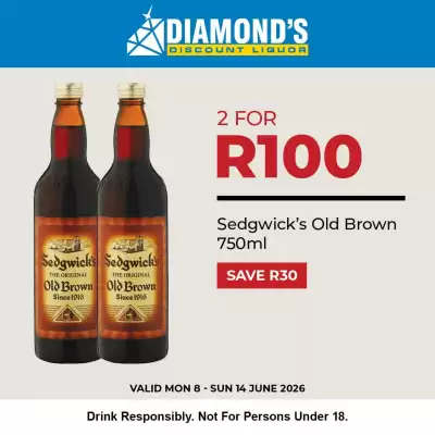 Diamond Discount Liquor (valid until 14-06)