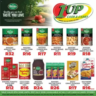 1UP catalogue (valid until 31-07)