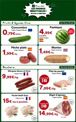 Hmarket (valable jusqu'au 14-06)