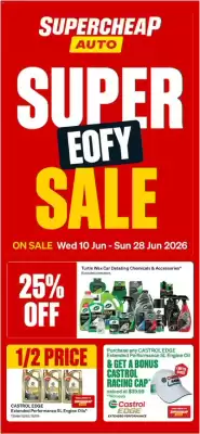 SuperCheap Auto catalogue (valid until 28-06)