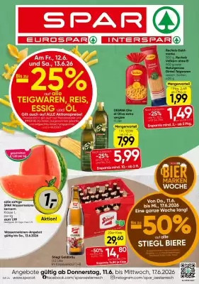 Spar Flugblatt